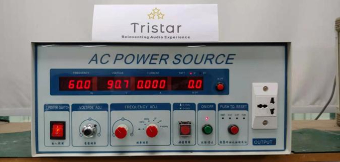 Adjustable AC power source
