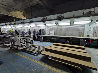 Wooden box section