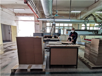 Wooden box section
