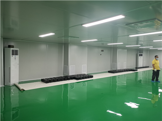 The big hall to dry up painting